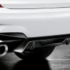 BMW M Performance Endrohrblenden Titan/Carbon 1er F40 X2 F39