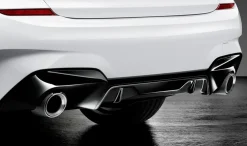 BMW M Performance Endrohrblenden Titan/Carbon 1er F40 X2 F39