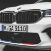 BMW M Performance Frontaufsatz Carbon links M5 F90