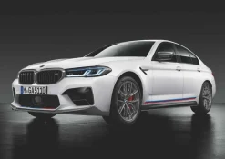 BMW M Performance Frontaufsatz Carbon links M5 F90