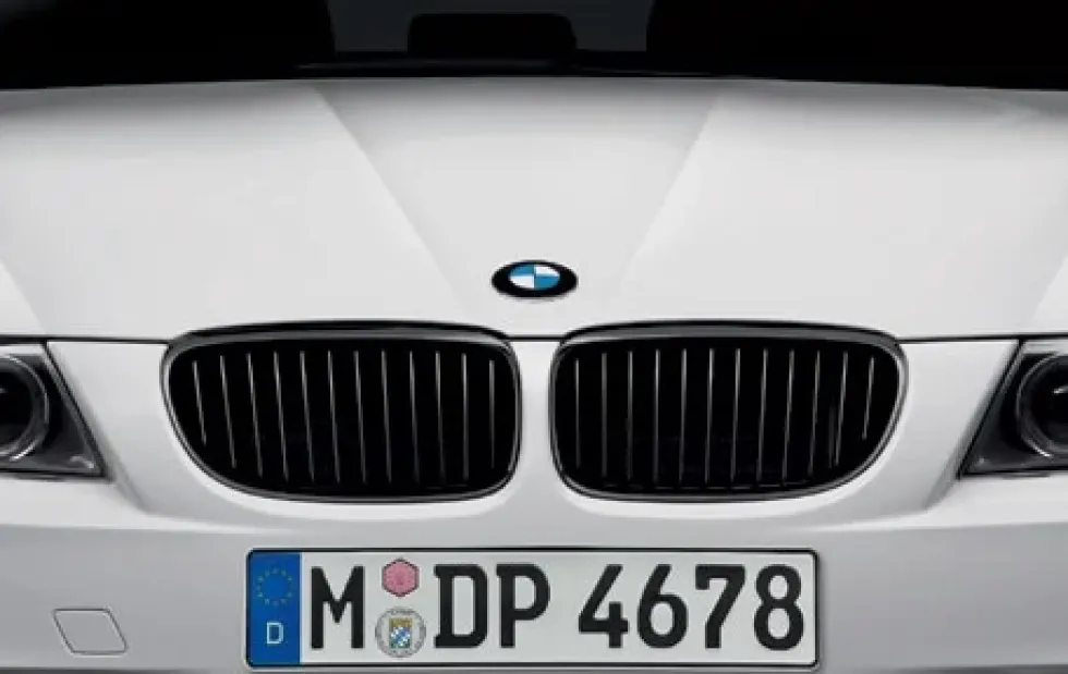 BMW M Performance Frontziergitter Schwarz 3er E92 E93 ab Bj. 03/2010