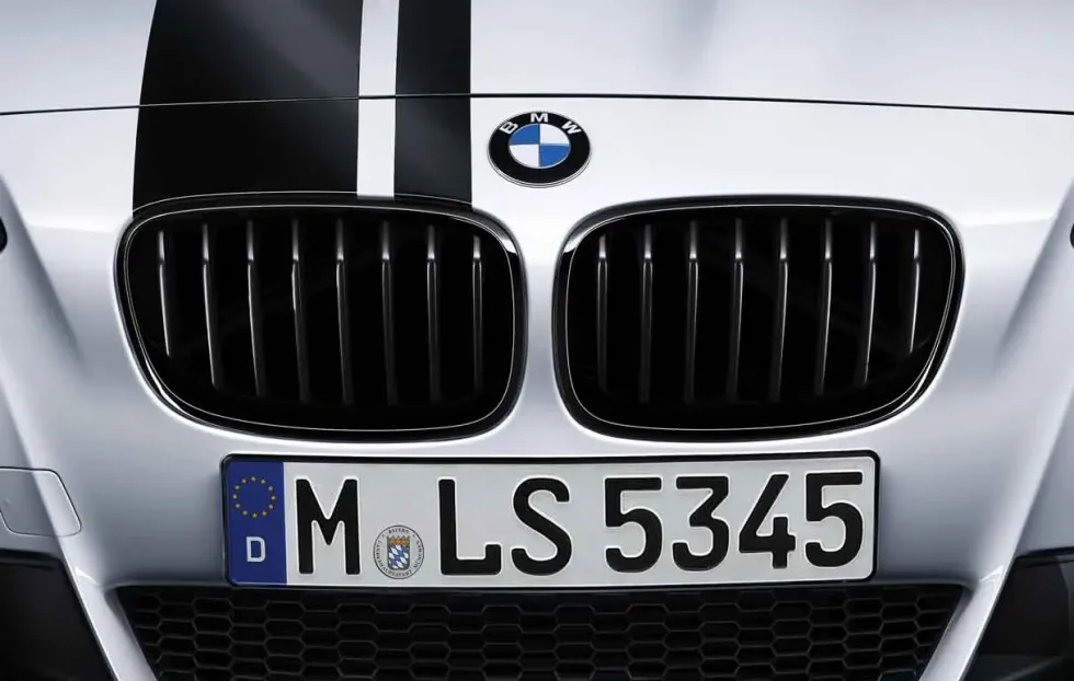 BMW M Performance Frontziergitter Schwarz hochglanz 1er F20 F21