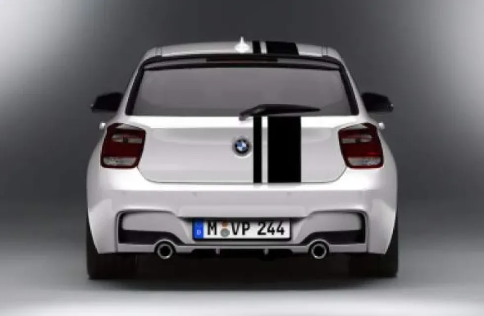 BMW M Performance Heckdiffusor schwarz matt 1er F20 F21