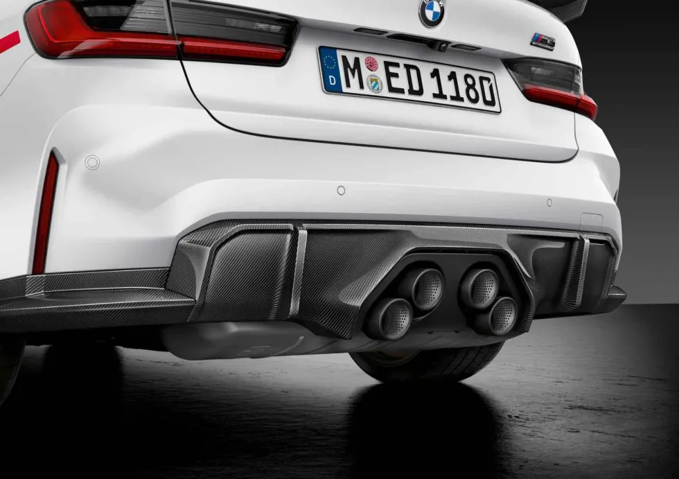 BMW M Performance Heck Winglet Carbon links M4 G82 G83
