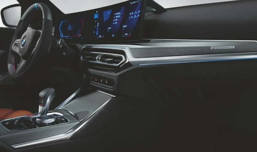BMW M Performance Interieurblenden Carbon/Alcantara M2 G87 3er G20 G21 M3 G80 G81 4er G22 G23 G26 i4 G26 M4 G82 G83