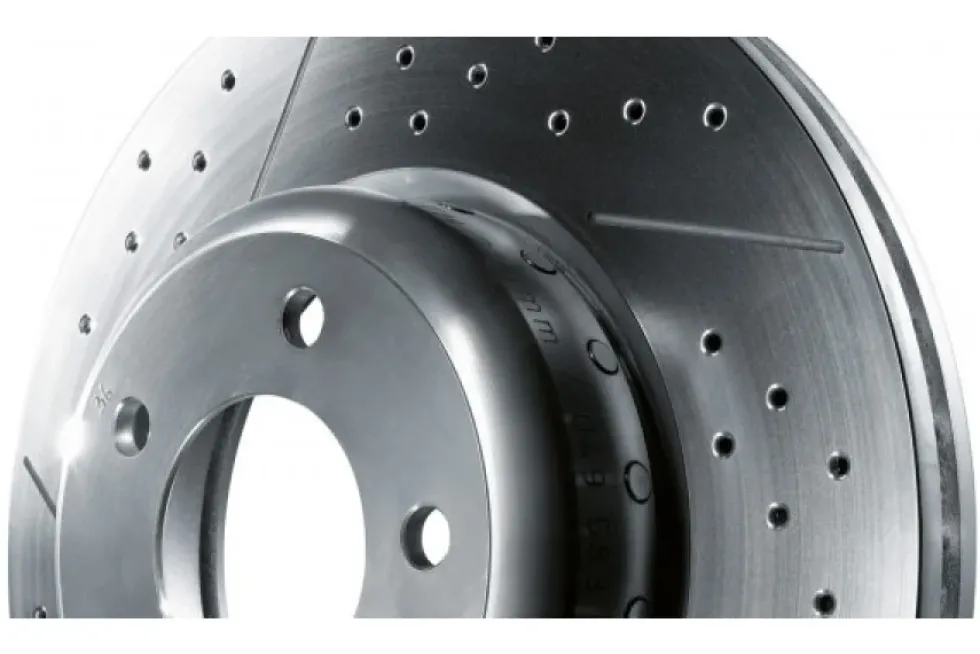 BMW M Performance Leichtbau Sportbremsscheibe Hinterachse angelocht und genutet 18 Zoll 2er F22 F23 3er F30 F31 F34 4er F32 F33 F36