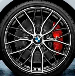 BMW M Performance Leichtbau Sportbremsscheibe Hinterachse angelocht und genutet 18 Zoll 2er F22 F23 3er F30 F31 F34 4er F32 F33 F36