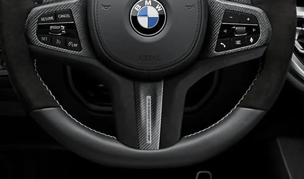 BMW M Performance Lenkrad Abdeckung Leder Carbon 3er G20 G21 M3 G80 4er i4 G22 G23 M4 G82 G83