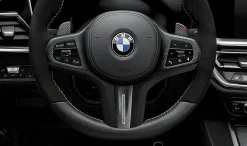 BMW M Performance Lenkrad Abdeckung Leder / Carbon 1er F40 2er F44 G42 3er G20 G21 M3 G80 4er G22 G23 G26 M4 G82 G83 Z4 G29