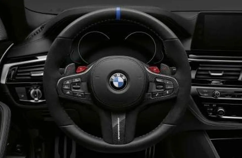 BMW M Performance Lenkrad Abdeckung Leder Carbon M5 F90 5er G30 G31 6er G32 7er G11 G12 X3 G01 X3M F97 X4 G02 X4M F98