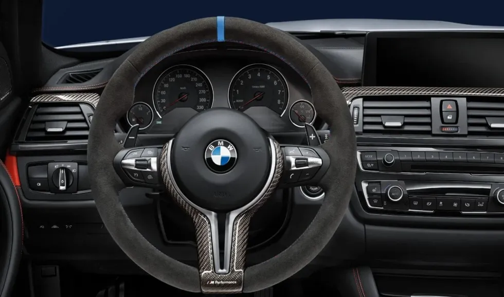 BMW M Performance Lenkrad Alcantara mit Carbonblende X5M F85 X6M F86