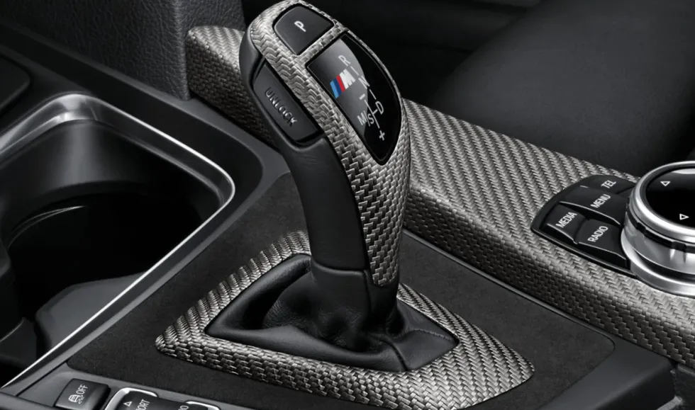 BMW M Performance Mittelkonsolenblende Alcantara/Carbon 3er F30 F31 F34 4er F32 F33 F36