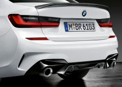 BMW M Performance Stoßfängerblende Heck schwarz hochglänzend 3er G20 G21