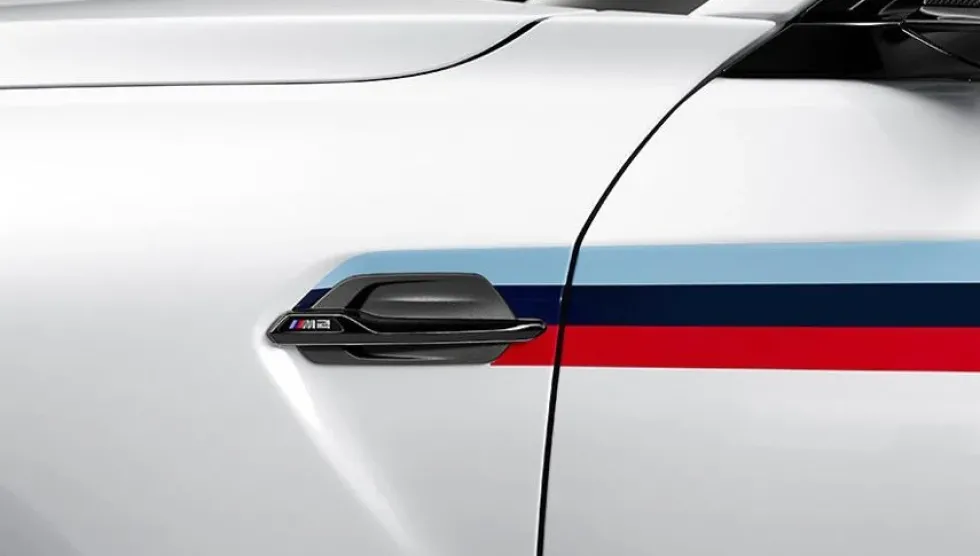 BMW M Performance Zierstäbe Seitenwand hochglanz schwarz M2 F87