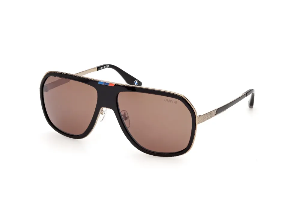 BMW M Sonnenbrille Herren gold schwarz