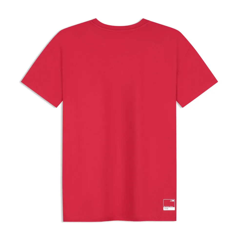 BMW M T-Shirt Logo Unixes rot