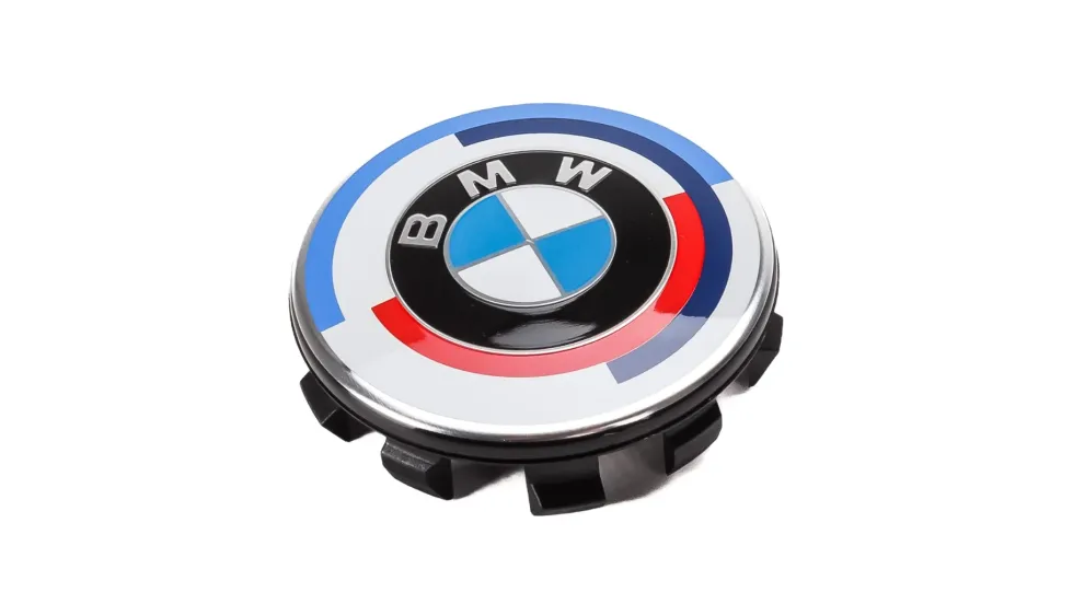 BMW Nabenabdeckung Felgendeckel Nabendeckel 50 Jahre BMW M Ø 55 mm