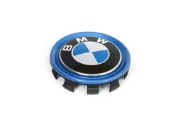 BMW Nabenabdeckung mit blauem Ring