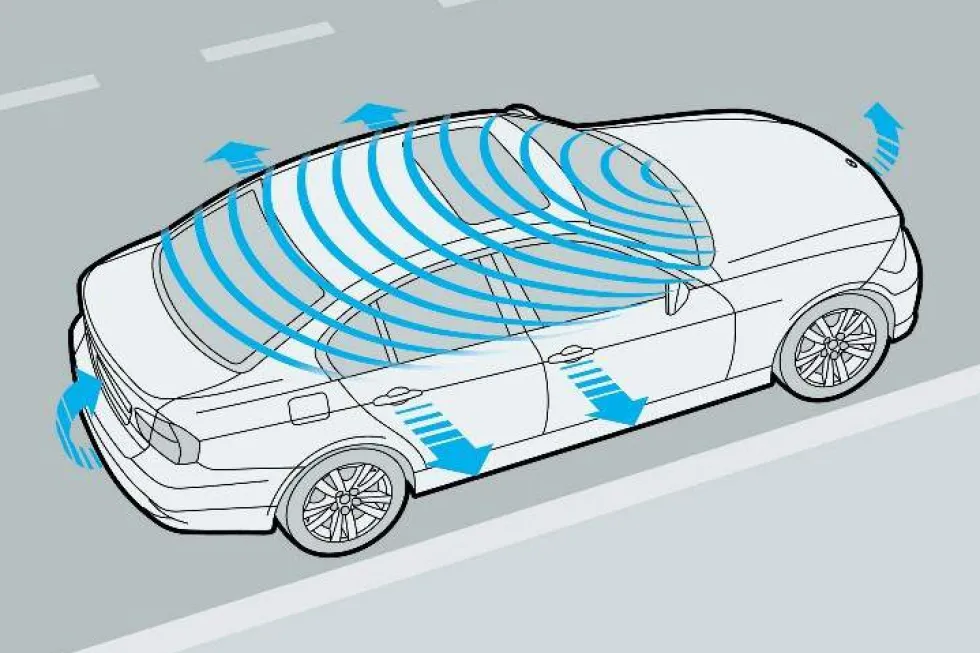 BMW Nachrüstung DWA Alarmanlage Diebstahlwarnanlage