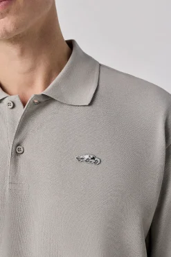 BMW Poloshirt Z1 Pixel Car Oversized grau