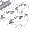 BMW Satz Endrohre G32