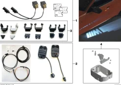 BMW Satz Halter Lichtteppich M Performance 1er 2er 3er 4er 5er X3