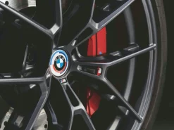 BMW Satz Nabenabdeckung Felgendeckel Nabendeckel 50 Jahre BMW M Ø 55 mm