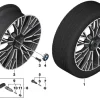 BMW Scheibenrad Leichtmetall Orbitgrau X5 G05 X6 G06