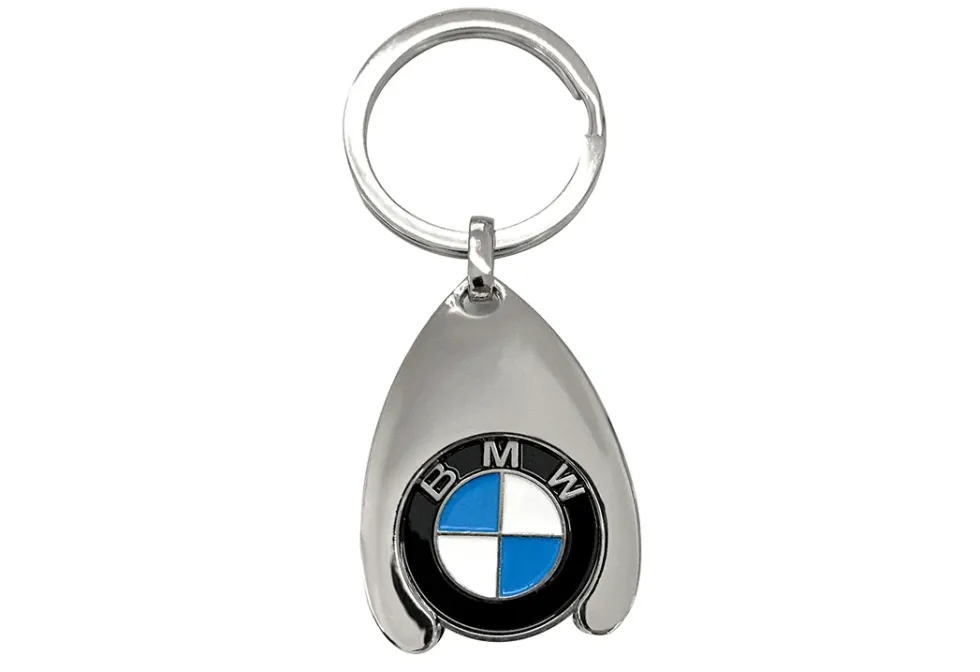 BMW Schlüsselanhänger mit Einkaufschip