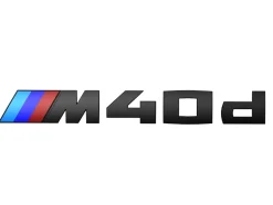 BMW Schwarz lackierte Schriftzug M40d für X4 G02