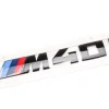 BMW Schwarz lackierte Schriftzug M40i für X4 G02