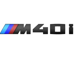 BMW Schwarz lackierte Schriftzug M40i für X4 G02