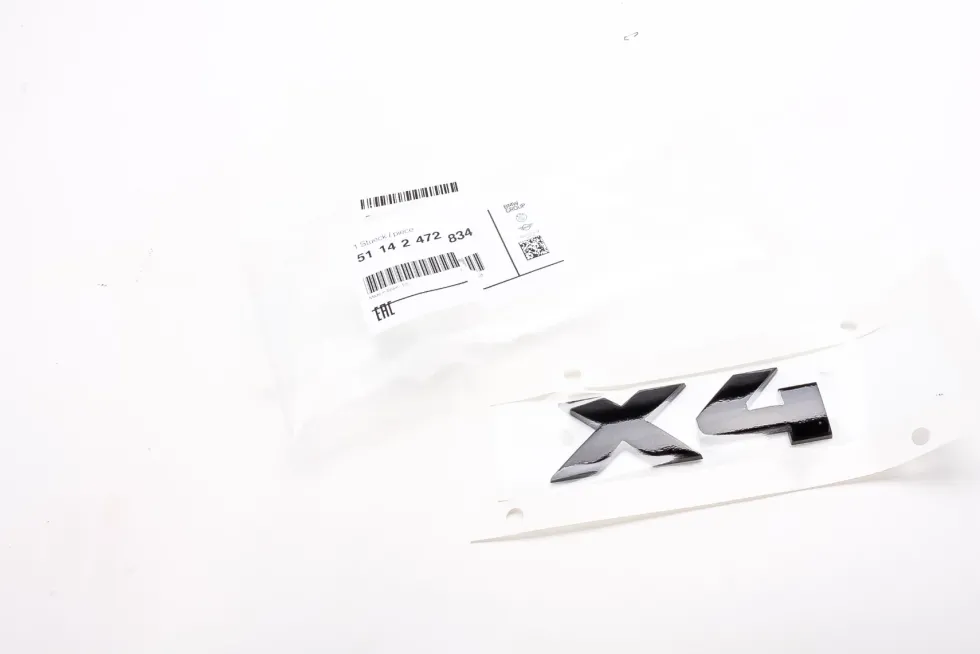 BMW Schwarz lackierte Schriftzug X4 G02