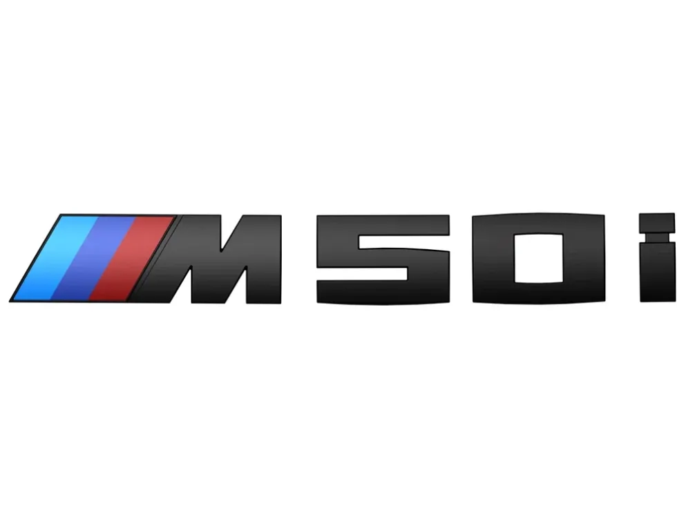 BMW Schwarz lackierte Schriftzug M50i für X5 G05