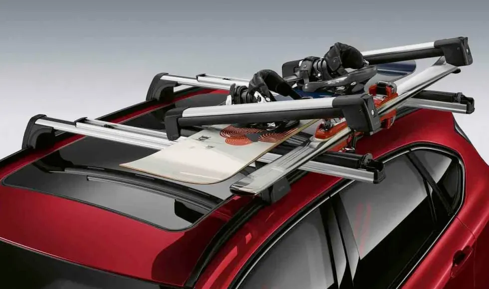 BMW Ski- und Snowboard-Halterung ausziehbar
