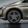BMW Sommerkompletträder Doppelspeiche 361 bicolor (orbitgrey / glanzgedreht) 18 Zoll RDCi 1er F40 2er F44 Bridgestone