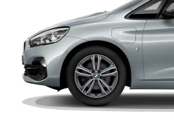 BMW Sommerkompletträder Doppelspeiche 549 bicolor (orbitgrey / glanzgedreht) 17 Zoll RDCi 2er F45 F46 Michelin