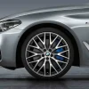 BMW Sommerkompletträder Kreuzspeiche 636 bicolor (orbitgrey / glanzgedreht) 20 Zoll RDCi 5er G30 G31 Goodyear (Mischbereifung)