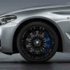 BMW Sommerkompletträder M Doppelspeiche 664 jetblack uni 19 Zoll RDCi 5er G30 G31 Goodyear (Mischbereifung)