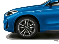 BMW Sommerkompletträder M Doppelspeiche 715M bicolor (orbitgrey/hochglanzpoliert) 19 Zoll RDCi X1 F48 X2 F39 Michelin