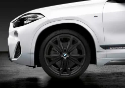 BMW Sommerkompletträder M Doppelspeiche 717M jetblack matt 20 Zoll RDCi X1 F48 X2 F39 Pirelli