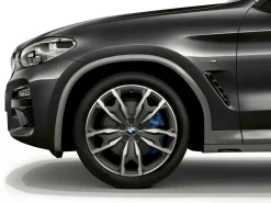 BMW Sommerkompletträder M Doppelspeiche 787M bicolor (orbitgrey/hochglanzpoliert) 20 Zoll RDCi X3 G01 X4 G02 Pirelli (Mischbereifung)