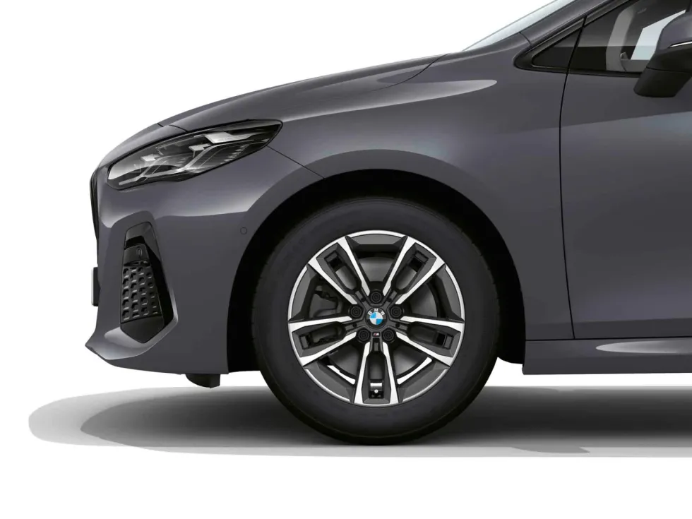 BMW Sommerkompletträder M Doppelspeiche 834 bicolor (gunmetal grey / glanzgedreht) 17 Zoll RDCi 2er U06 Bridgestone