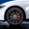 BMW Sommerkompletträder M Performance Doppelspeiche 405 bicolor (orbitgrey / glanzgedreht) 20 Zoll RDCi 3er F30 F31 4er F32 F33 F36 Pirelli (Mischbereifung)