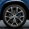 BMW Sommerkompletträder M Performance Y-Speiche 701M bicolor (jetblack matt/hochglanzpoliert) 21 Zoll RDCi X3 G01 X4 G02 Bridgestone (Mischbereifung)