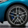 BMW Sommerkompletträder M Performance Doppelspeiche 555 bicolor (jet black matt / glanzgedreht) 19 Zoll RDCi 1er F40 2er F44 Bridgestone