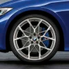 BMW Sommerkompletträder M Performance Y-Speiche 795 bicolor (ferricgrey / hochglanzgefräst) 20 Zoll RDCi 2er G42 3er G20 4er G22 Pirelli (Mischbereifung)