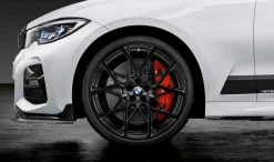 BMW Sommerkompletträder M Performance Y-Speiche 795 bicolor (jetblack matt / glanzgefräst) 20 Zoll RDCi 2er G42 3er G20 4er G22 Pirelli (Mischbereifung)