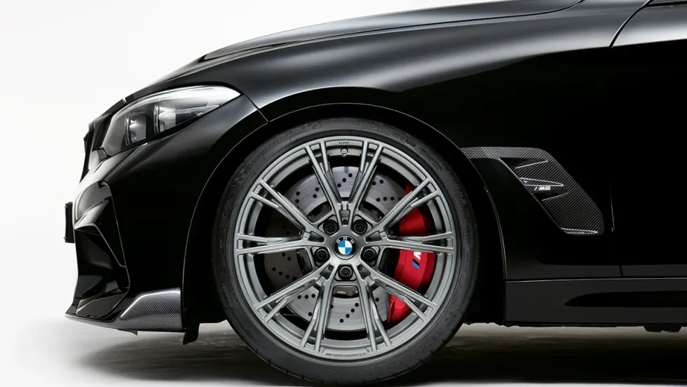 BMW Sommerkompletträder M Performance Y-Speiche 1111M magnesit 19 Zoll RDCi M2 F87 Michelin (Mischbereifung)