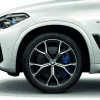 BMW Sommerkompletträder M Y-Speiche 741M Bicolor (orbit grey/hochglanzpoliert) 21 Zoll RDCi X5 G05 LCI X6 G06 LCI Hankook (Mischbereifung)
